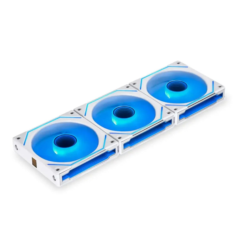 Lian Li UNI SL-INF 120 Triple Fan - White - مروحة تبريد